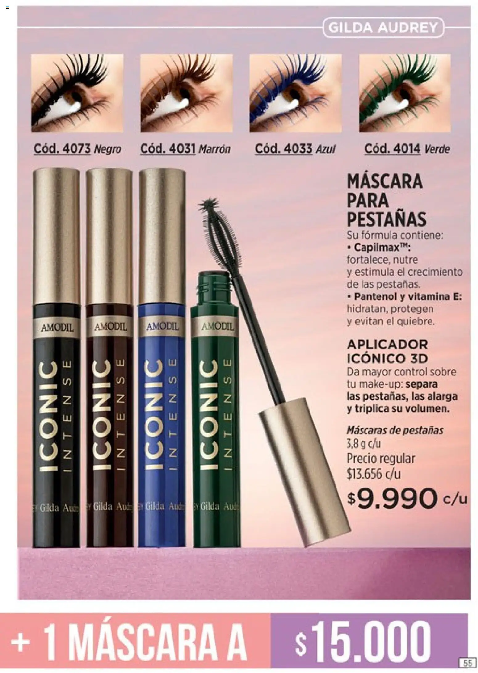 Catálogo Amodil Campaña 1/2026 │ válido desde el 01.01.2026 | Página: 55 | Productos: Sobre, Máscara