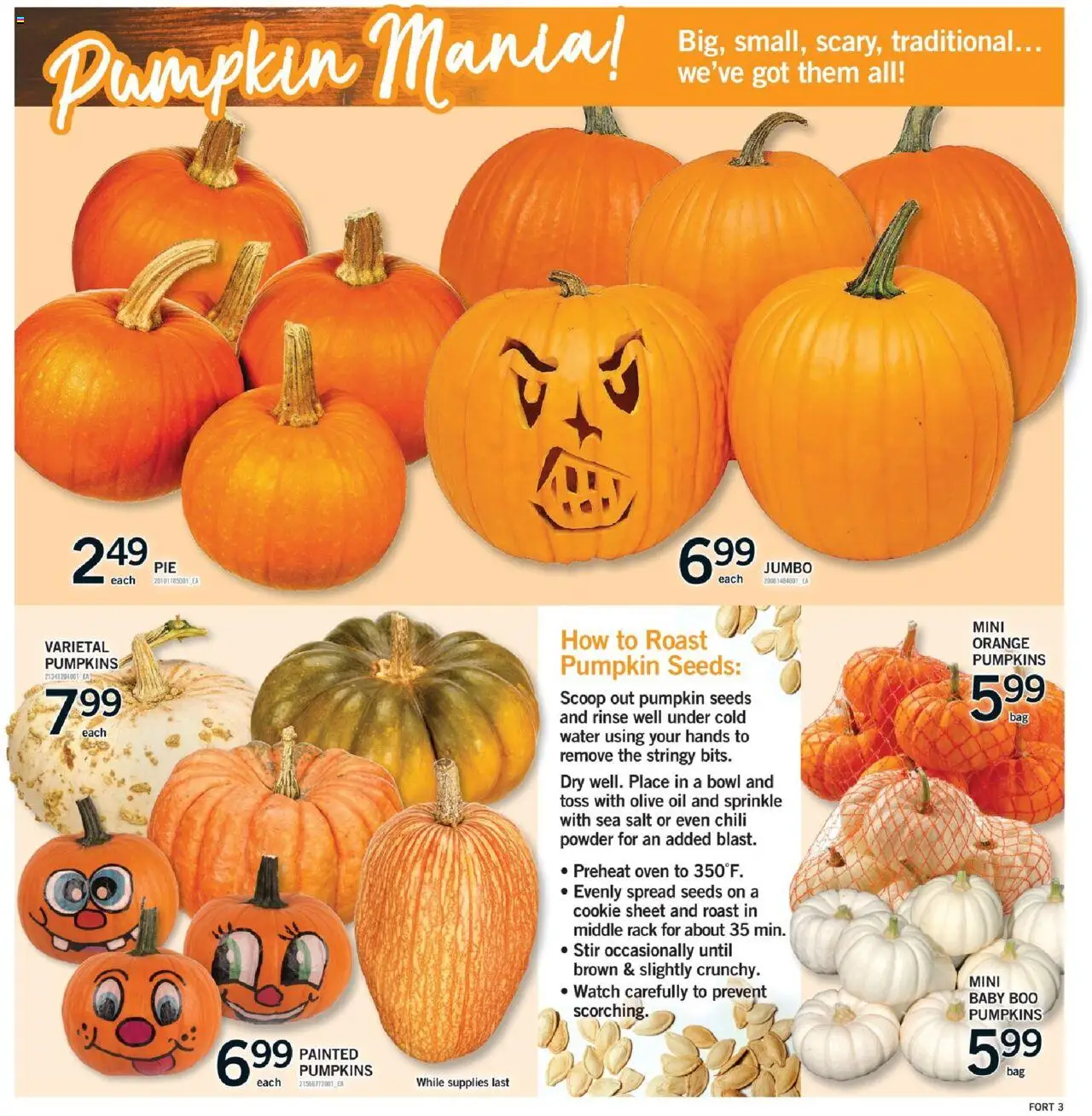 Fortinos flyer valid from 16.10.2025 | Page: 4 | Products: Oven, Powder, Oil, Pumpkin