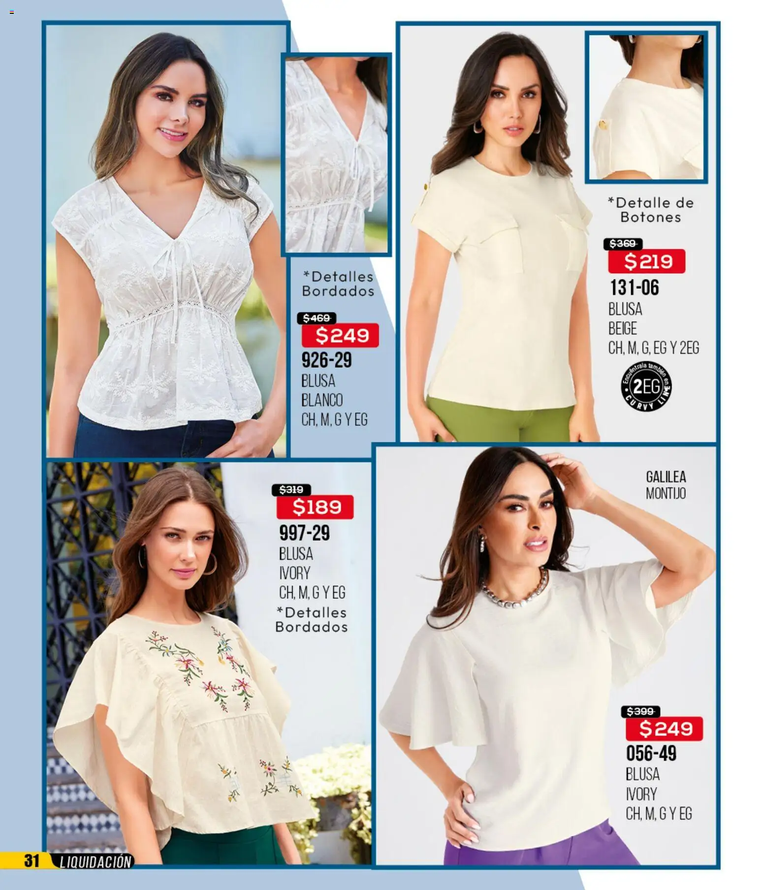 Nuevas ofertas de Cklass válidas en toda la República Mexicana desde el 18.03.2026. ¡Encuentra las mejores ofertas en Cklass catálogo Liquidación total calzado! | Página: 277 | Productos: Blusa