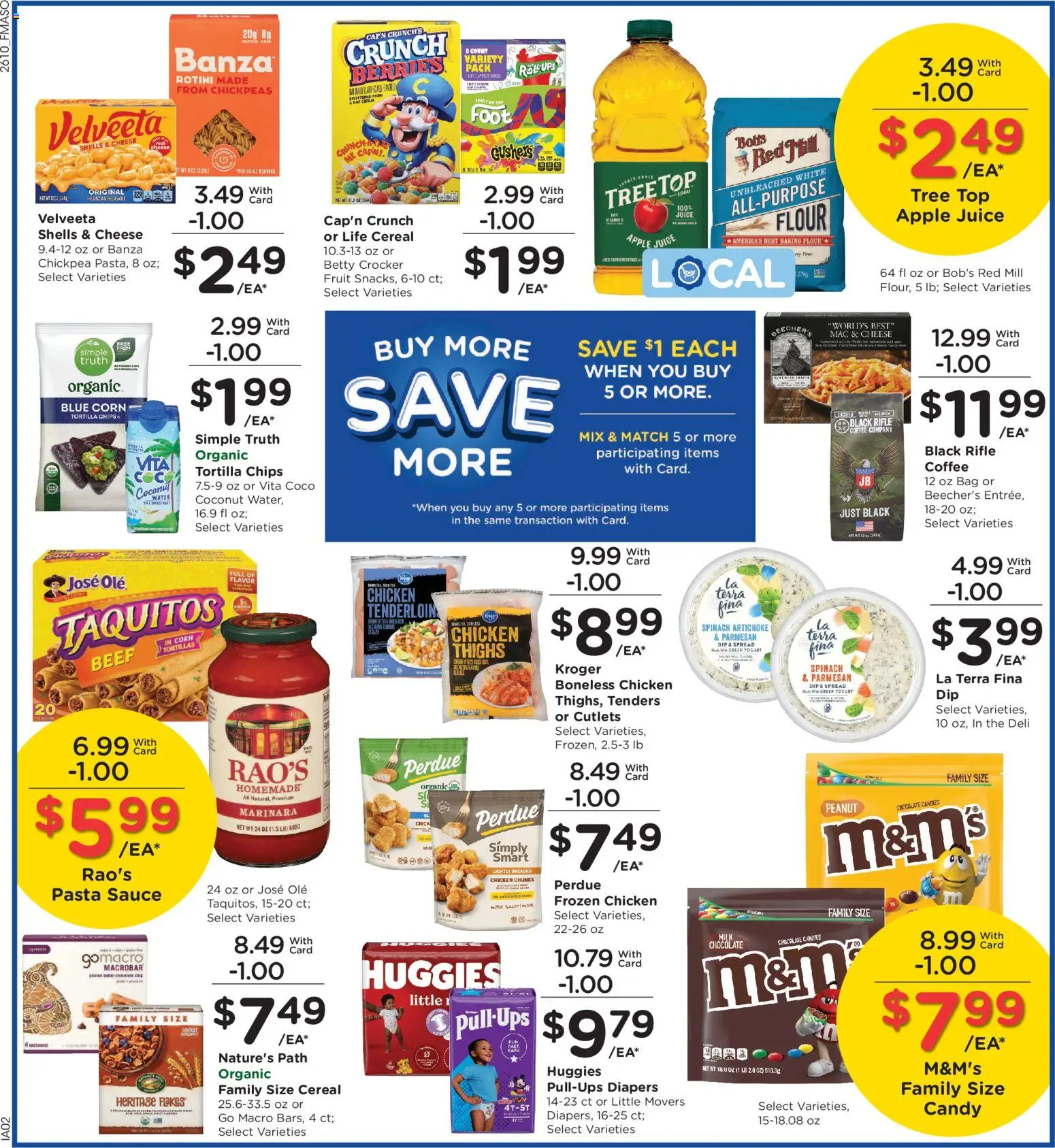 Fred Meyer Weekly Ad - valid from 08.04.2026 | Page: 6 | Products: Cheese, Candies, Chips, Water