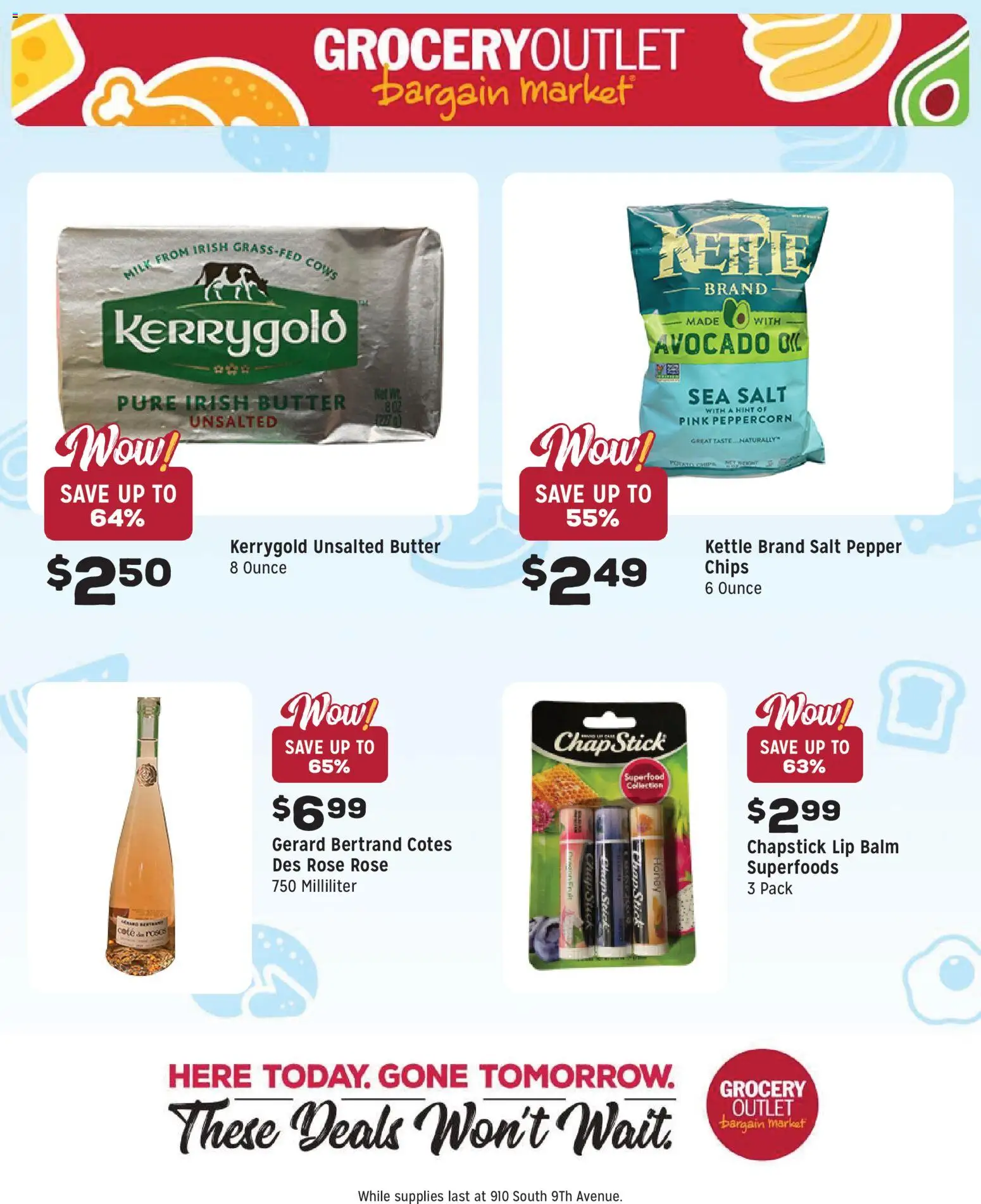 Grocery Outlet Weekly Ad - WA - valid from 05.11.2025 | Page: 10 | Products: Milk, Butter, Chips, Kettle