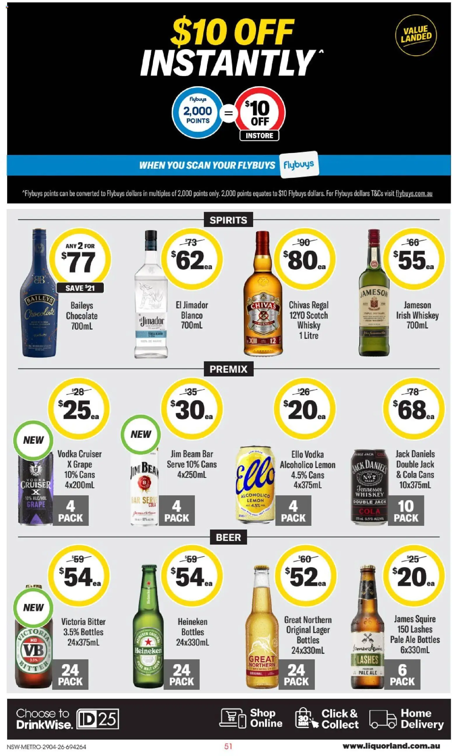 Liquorland catalogue - valid from 29.04.2026 | Page: 2 | Products: Chocolate, Beer, Vodka, Lemon