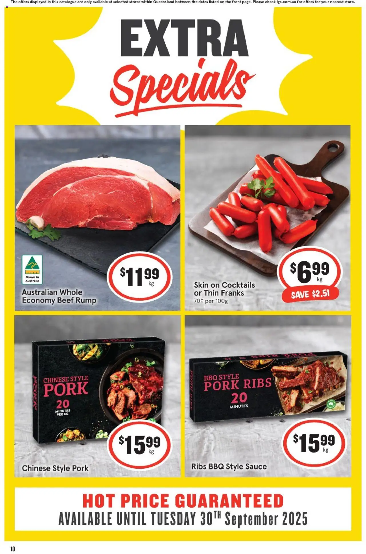 IGA catalogue - valid from 03.09.2025 | Page: 10 | Products: Almonds, Lettuce, Nuts, Onions
