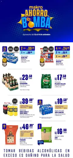 Vista previa de folleto Makro - Volante FDS #2 Septiembre de la Makro válido desde 12.09.2025