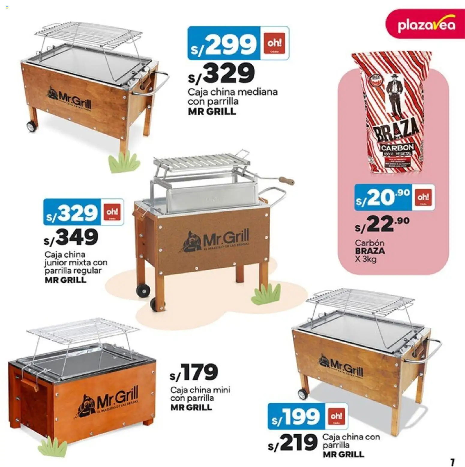 Catálogo Plaza Vea válido desde 26.12.2025 | Página: 7 | Productos: Caja, Parrilla