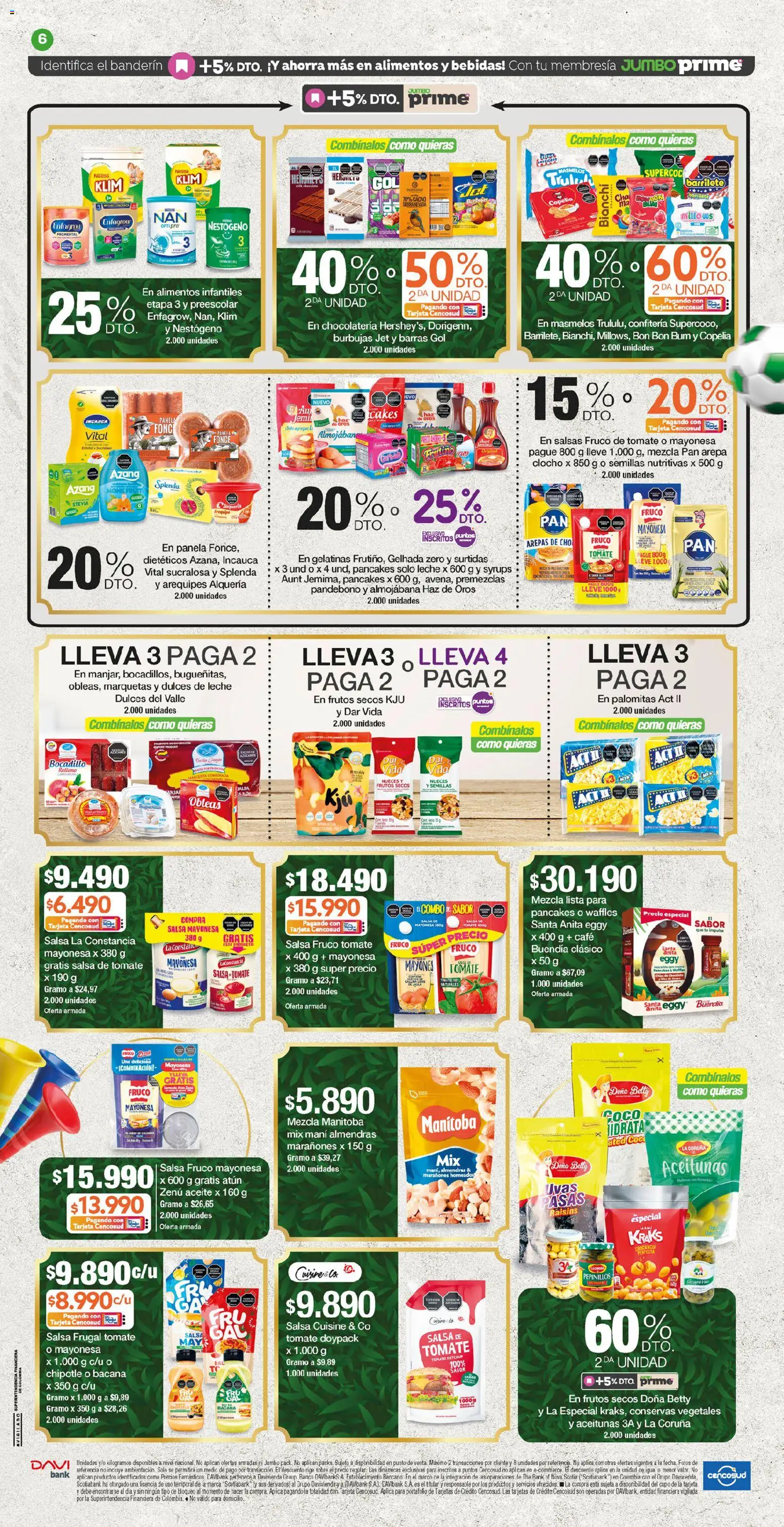 Jumbo revista - valida desde el 26.02.2026 | Página: 6 | Productos: Sobre, Mayonesa, Ruana, Aceite