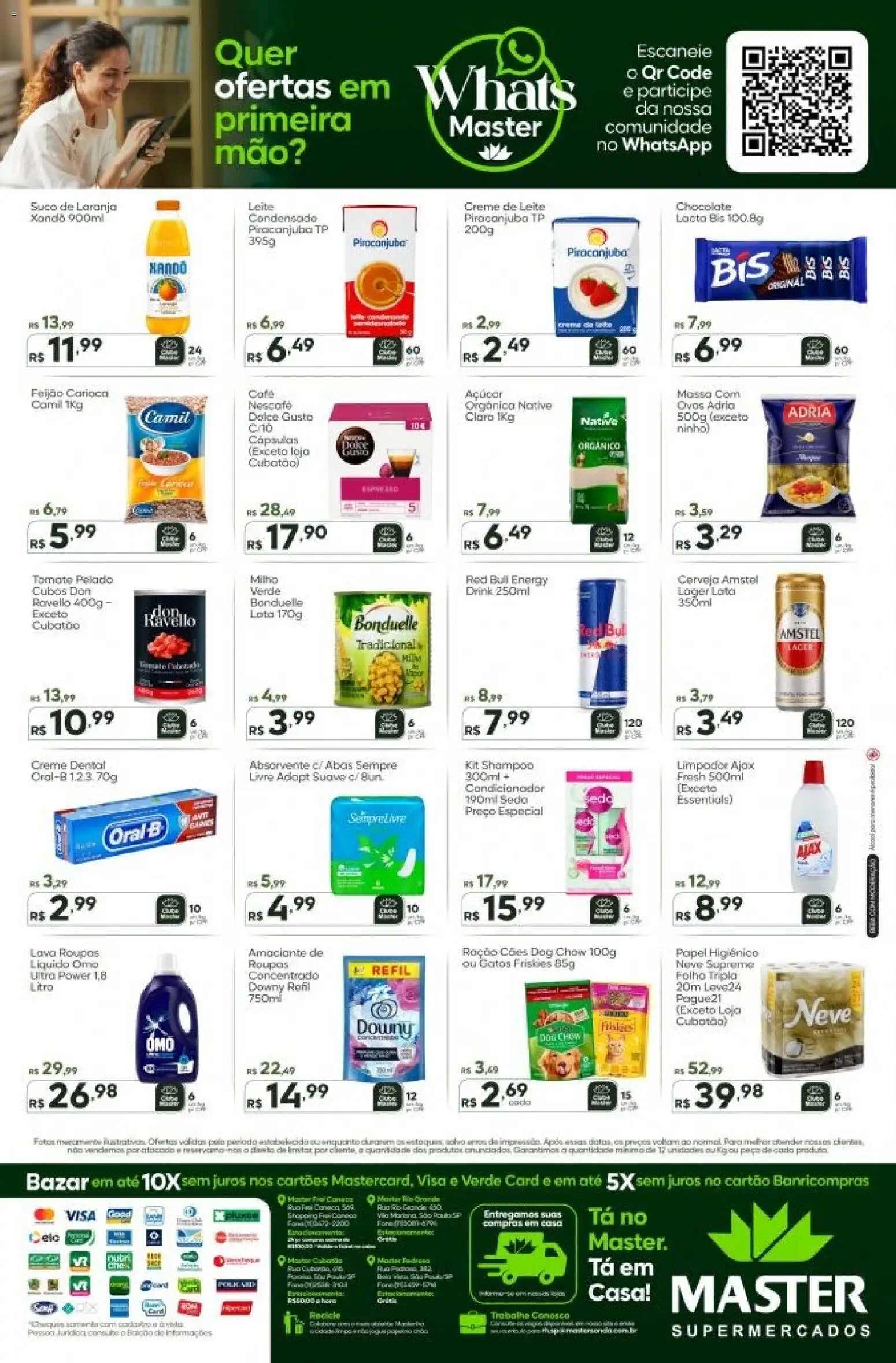 Master Folheto - válido de 26.01.2026 | Página: 2 | Produtos: Leite, Carne, Creme dental, Amaciante