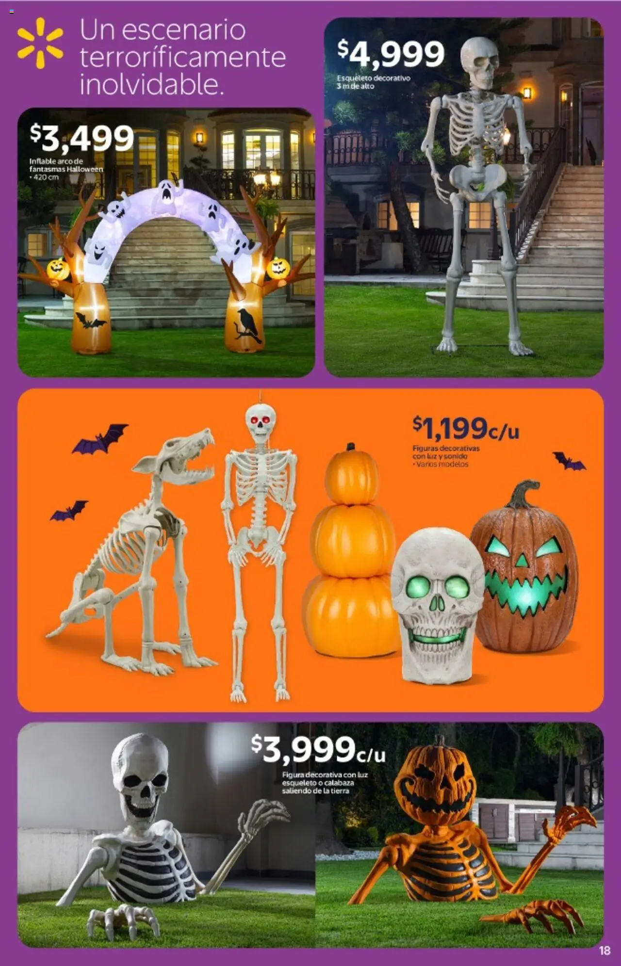 Nuevas ofertas de Walmart válidas en toda la República Mexicana desde el 14.10.2025. ¡Encuentra las mejores ofertas en Walmart - Folleto Halloween! | Página: 18