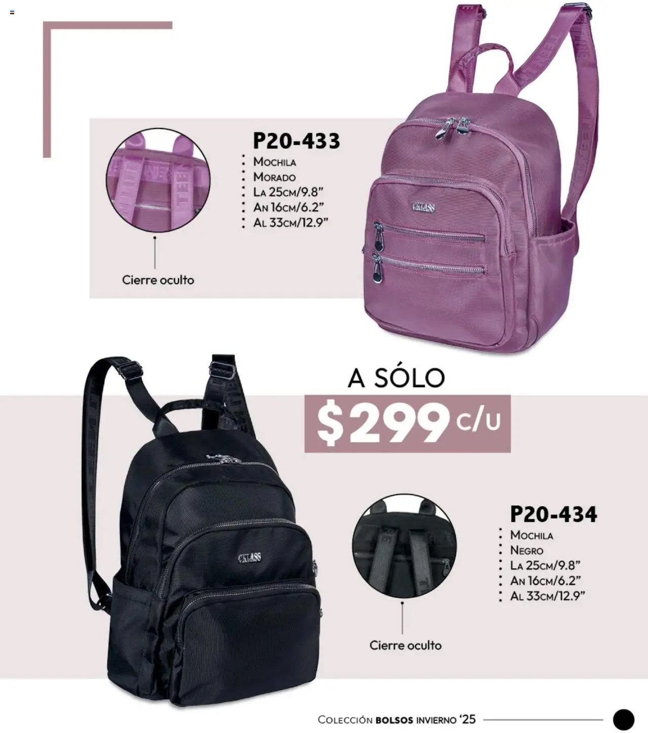 Nuevas ofertas de Cklass válidas en toda la República Mexicana desde el 15.09.2025. ¡Encuentra las mejores ofertas en Cklass - Catálogo Home Invierno ! | Página: 41 | Productos: Mochila