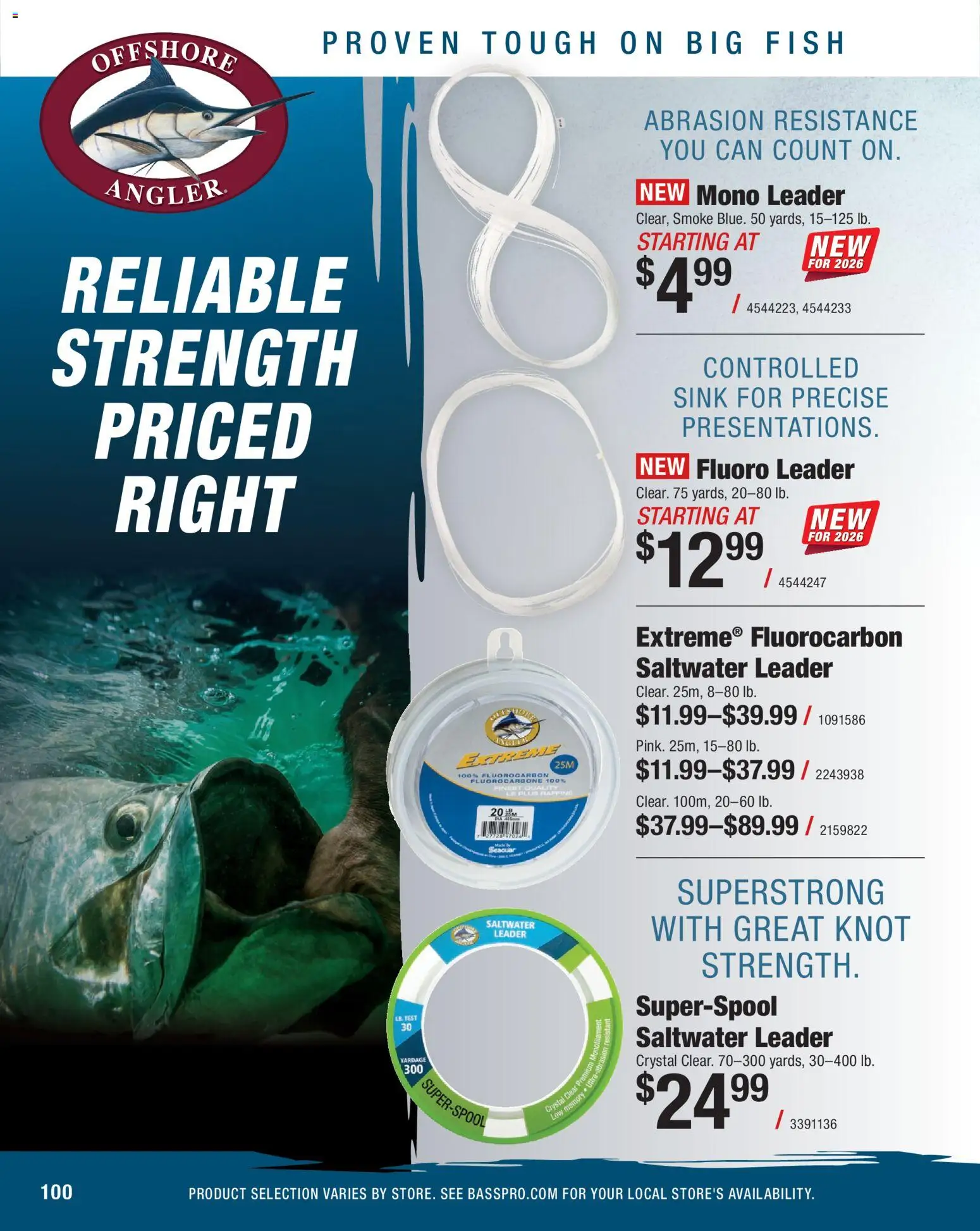 Cabela's Saltwater Specialist 26 - valid from 15.12.2025 | Page: 100 | Products: Fish
