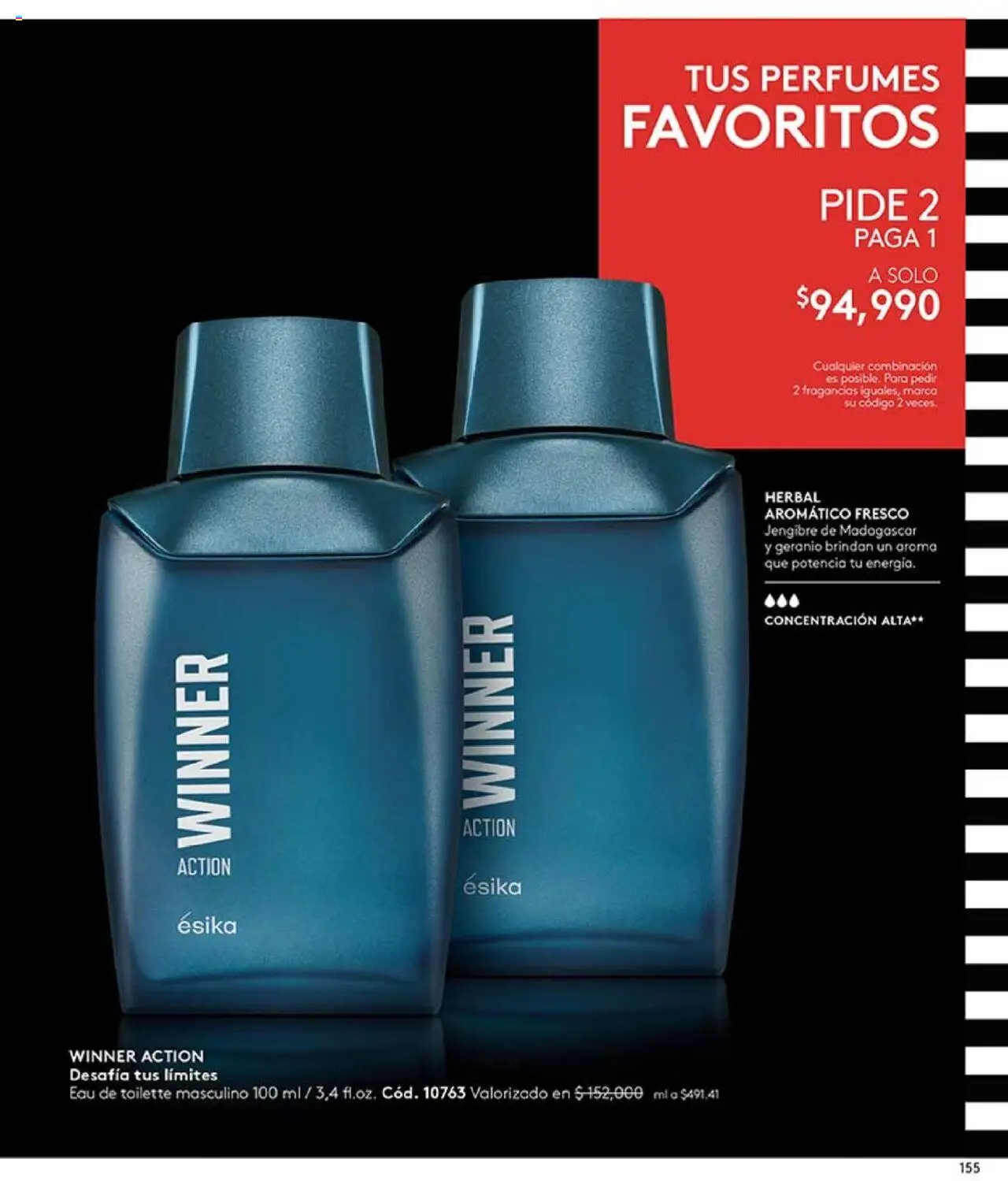 Ésika revista - valida desde el 14.10.2025 | Página: 167 | Productos: Eau de toilette, Combinación