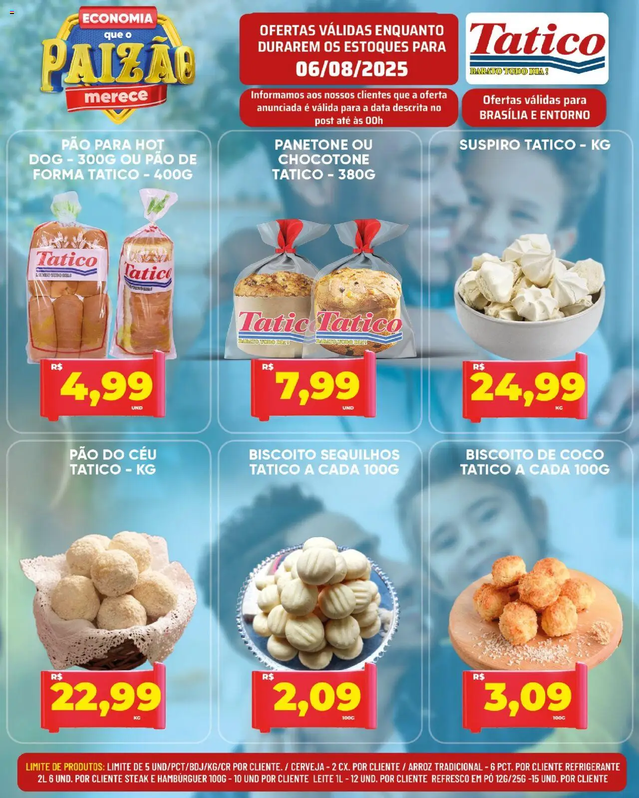 Tatico Folheto - válido de 07.08.2025 | Página: 32 | Produtos: Leite, Cerveja, Refrigerante, Panetone