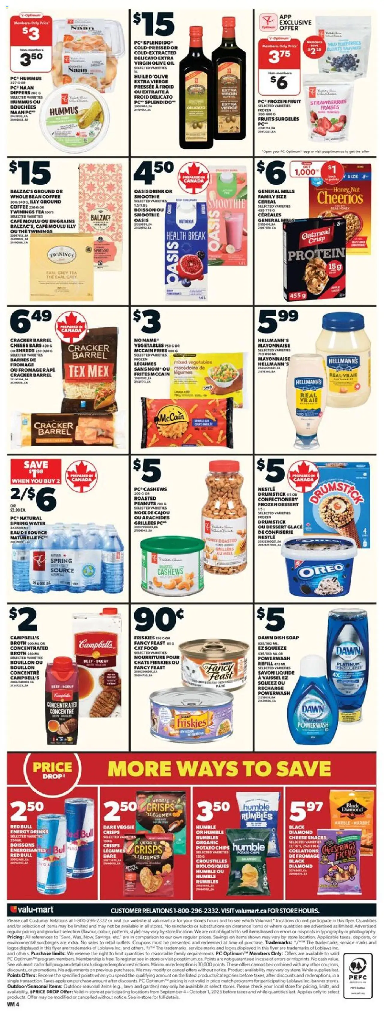 Valu Mart flyer valid from 18.09.2025 | Page: 2 | Products: Beef, Strawberries, Soap, Cheese