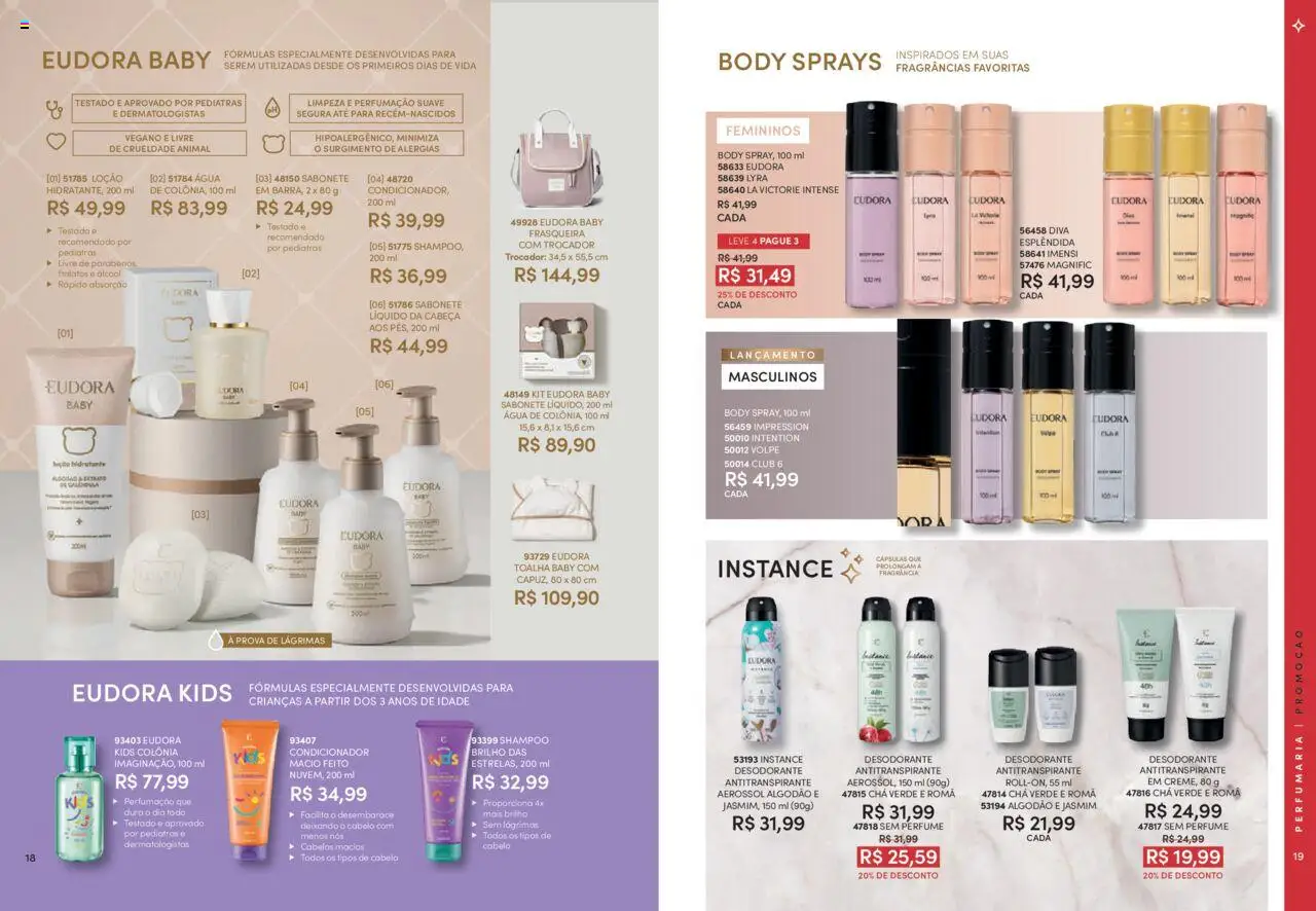 Eudora Folheto - válido de 06.08.2025 | Página: 10 | Produtos: Perfume, Fragrância, Desodorante, Sabonete
