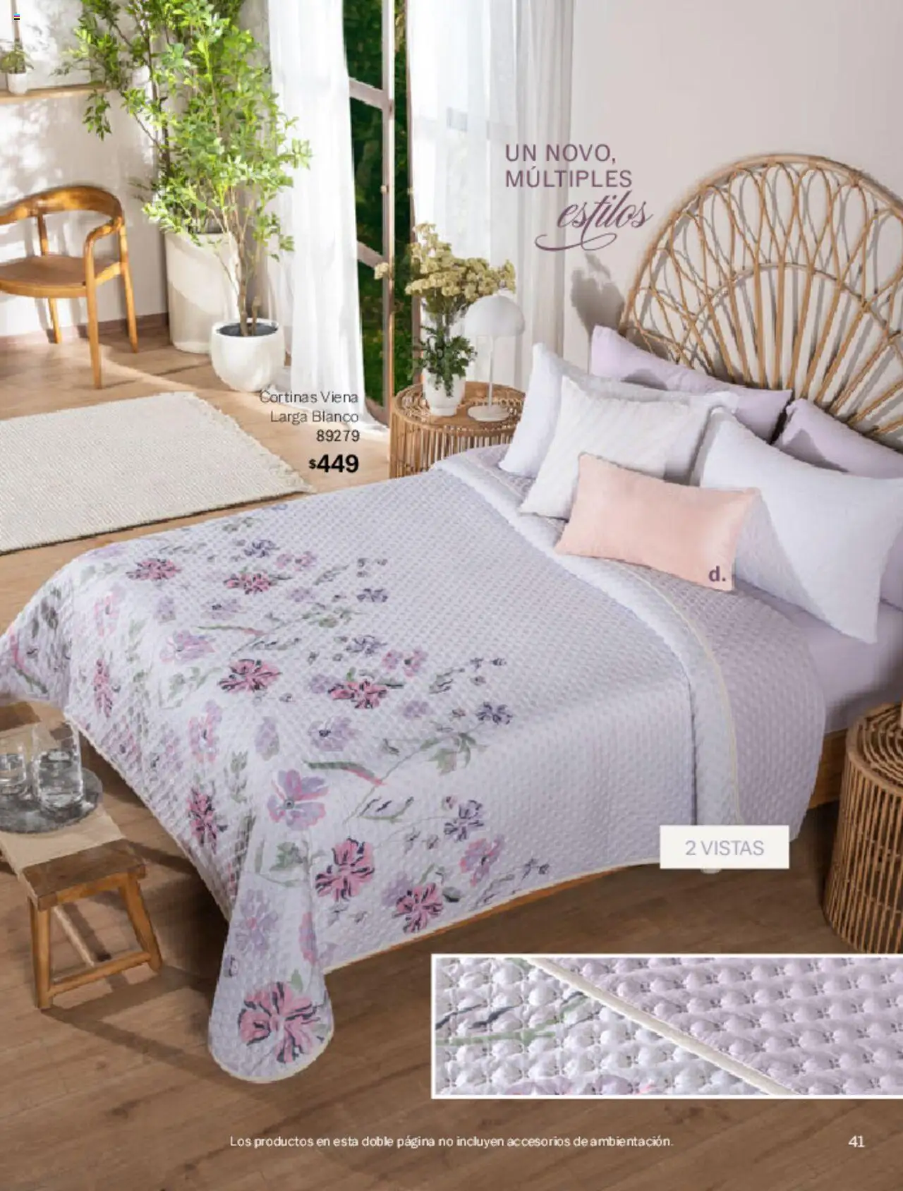 Nuevas ofertas de Vianney válidas en toda la República Mexicana desde el 07.03.2025. ¡Encuentra las mejores ofertas en Vianney catálogo Primavera! | Página: 43 | Productos: Cortinas