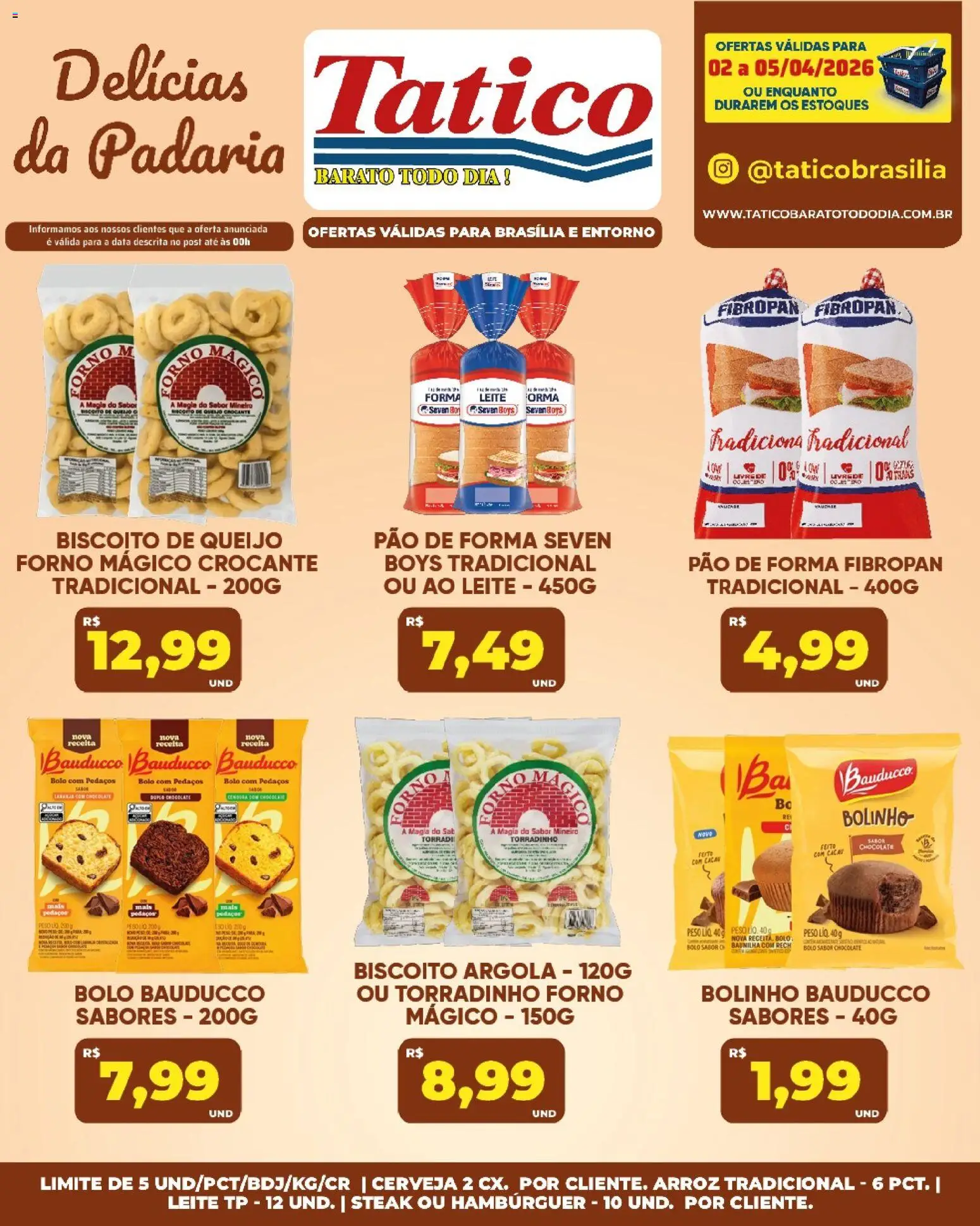Tatico Folheto - válido de 03.04.2026 | Página: 56 | Produtos: Forno, Queijo, Arroz, Pão de forma