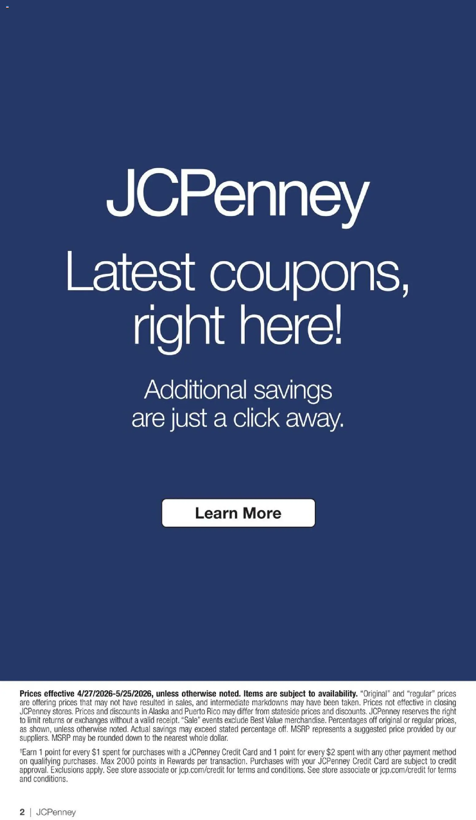 JCPenney Memorial Day Home Sale - valid from 27.04.2026 | Page: 40