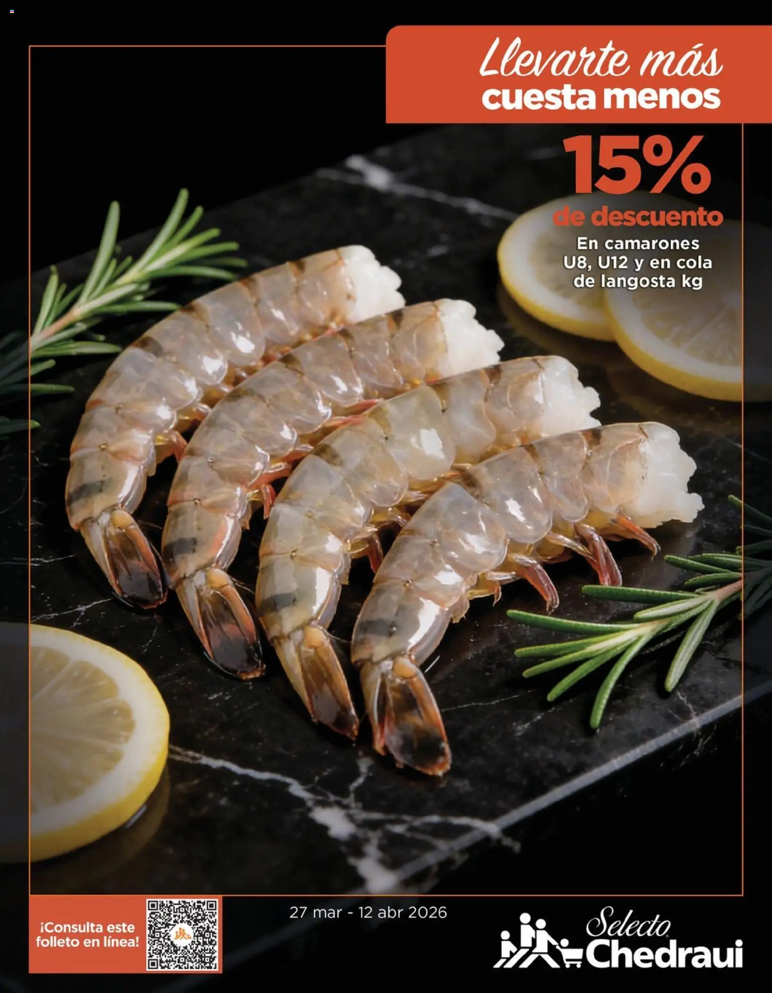 Nuevas ofertas de Chedraui válidas en toda la República Mexicana desde el 27.03.2026. ¡Encuentra las mejores ofertas en Chedraui folleto Llevarte más cuesta menos! | Página: 1