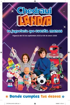 Vista previa de Chedraui - Folleto ChedrauiLandia, nuevo folleto de la tienda, válido en México a partir del 05.09.2025