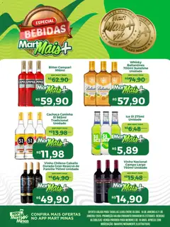 Mart Minas - Ofertas Bebidas - Pré-Visualização do folheto da loja Mart Minas, válido de 16.01.2026