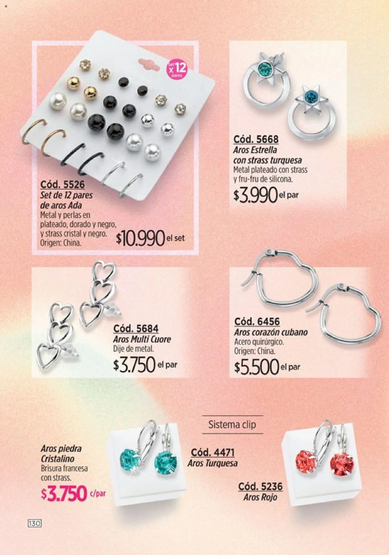 modil - Campaña 7 │ válido desde el 20.03.2026 | Página: 130 | Productos: Aros, Dije