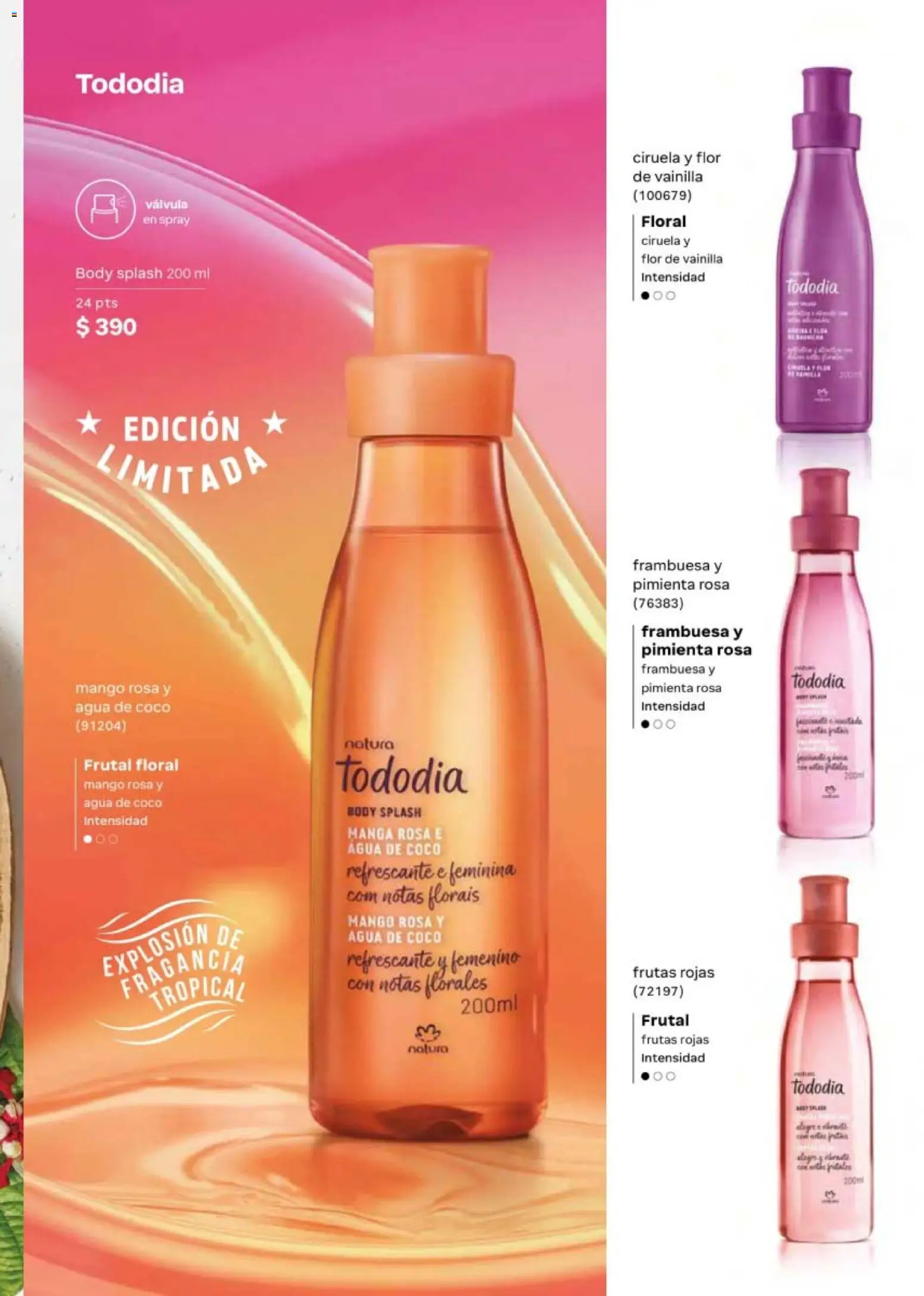 Nuevas ofertas de Natura válidas en toda la República Mexicana desde el 08.05.2026. ¡Encuentra las mejores ofertas en Natura campaña 8 2026! | Página: 51 | Productos: Pimienta, Agua, Manga, Body
