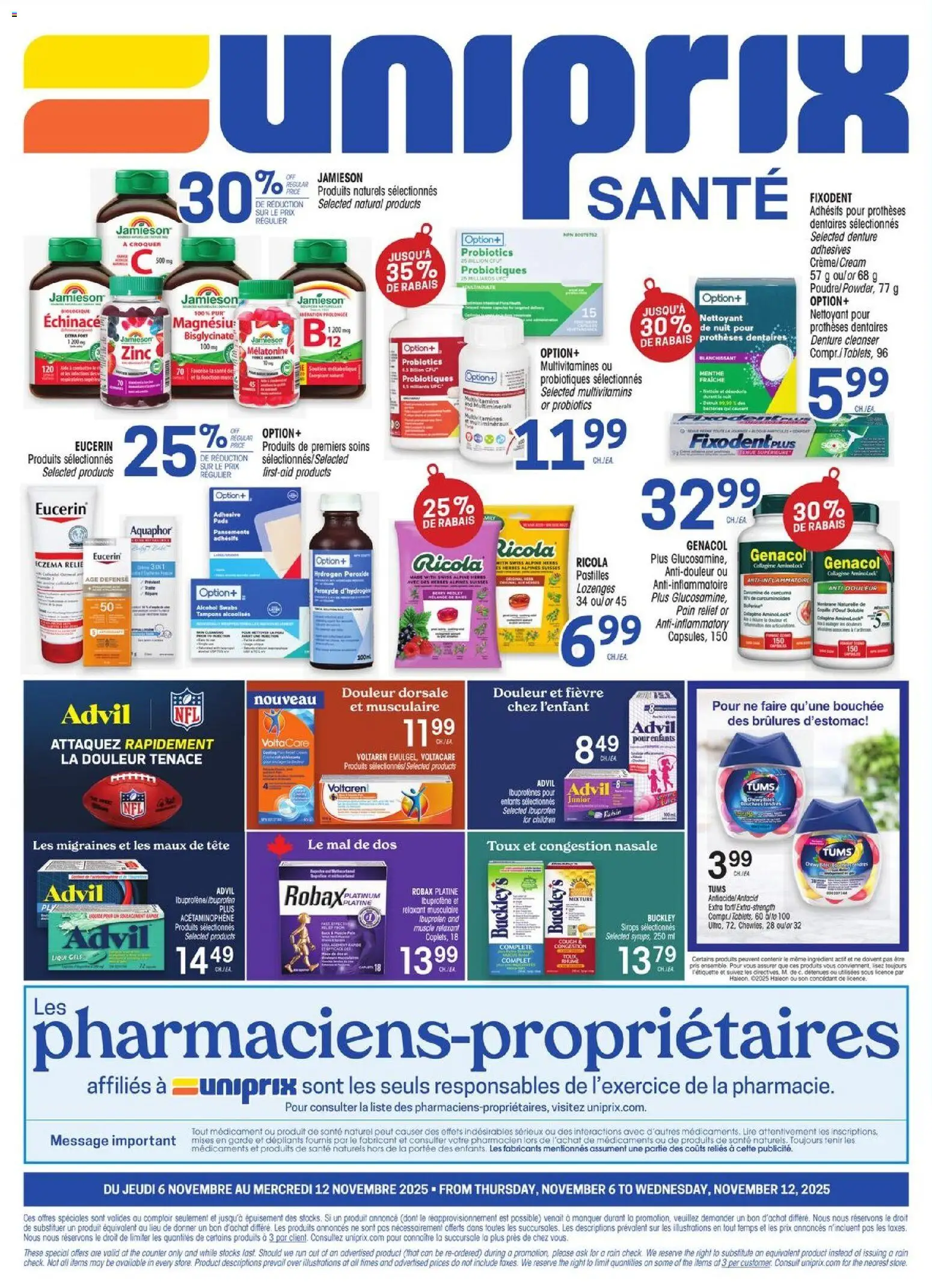 Uniprix flyer valid from 06.11.2025 | Page: 4 | Products: Cream