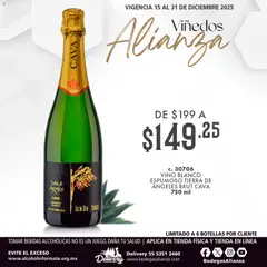 Vista previa de Bodegas Alianza catálogo Viñedos Alianza, nuevo folleto de la tienda, válido en México a partir del 15.12.2025