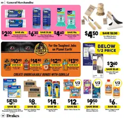 Drakes catalogue - valid from 17.09.2025 | Page: 12 | Products: Tap, Gloves, Glue, Multipurpose