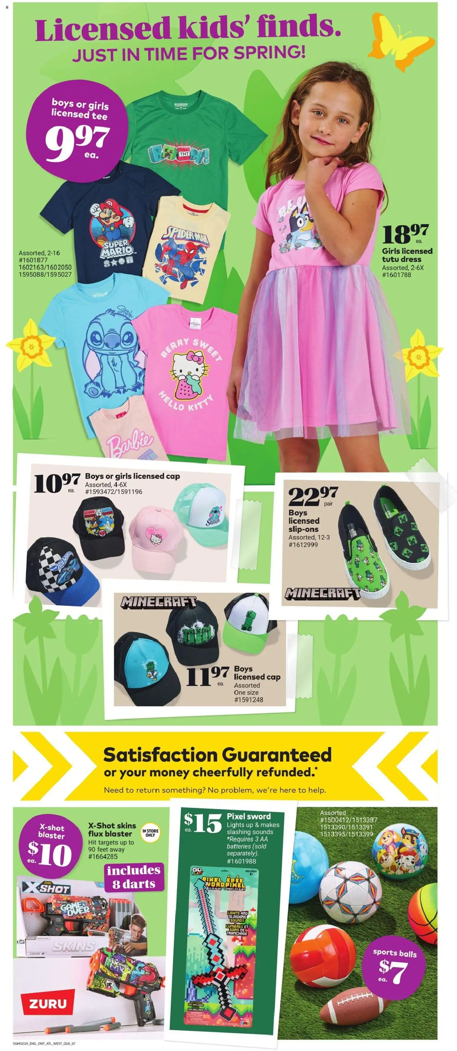 Giant Tiger flyer valid from 18.02.2026 | Page: 9 | Products: Cap, Dress, Shoes, T-shirt