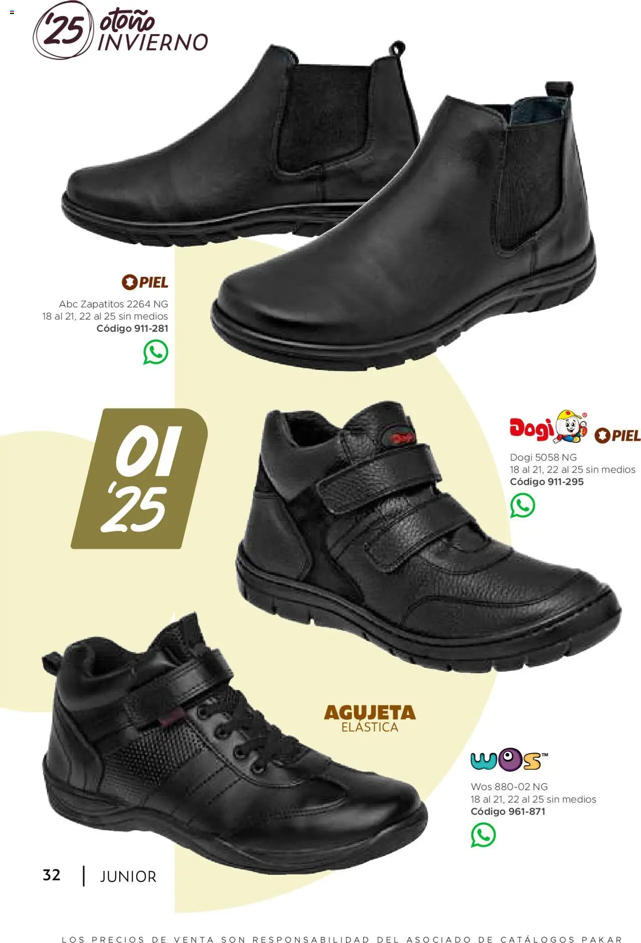 Nuevas ofertas de SC Pakar válidas en toda la República Mexicana desde el 24.07.2025. ¡Encuentra las mejores ofertas en SC Pakar - Catálogo Junior otoño / invierno! | Página: 32
