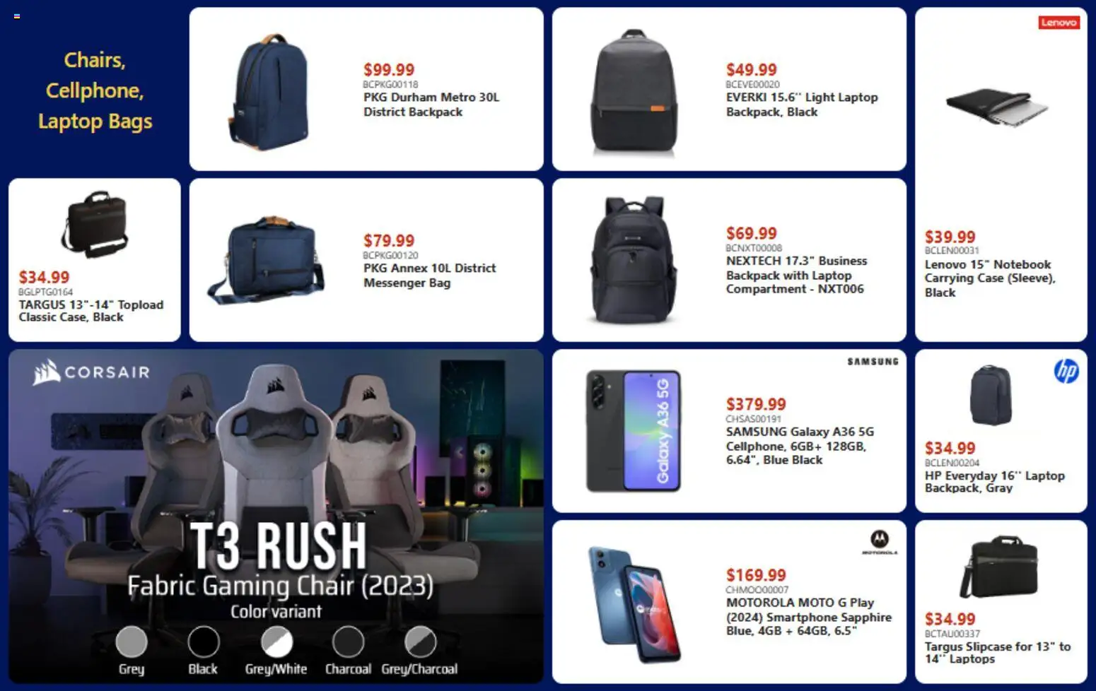 Canada Computers flyer valid from 13.02.2026 | Page: 19 | Products: Backpack, Smartphone, Notebook, Bag
