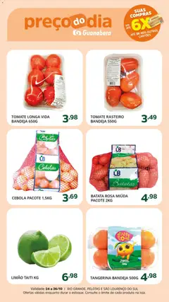 Supermercado Guanabara - Ofertas da semana - Pré-Visualização do folheto da loja Supermercado Guanabara, válido de 24.10.2025