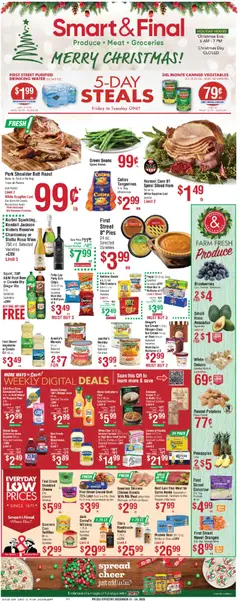 Preview of Smart & Final weekly ads valid from 19.12.2025