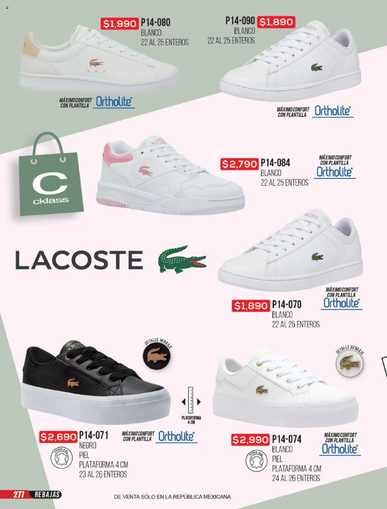 Nuevas ofertas de Cklass válidas en toda la República Mexicana desde el 23.06.2025. ¡Encuentra las mejores ofertas en Cklass catálogo Rebajas Sobre Calzado! | Página: 278