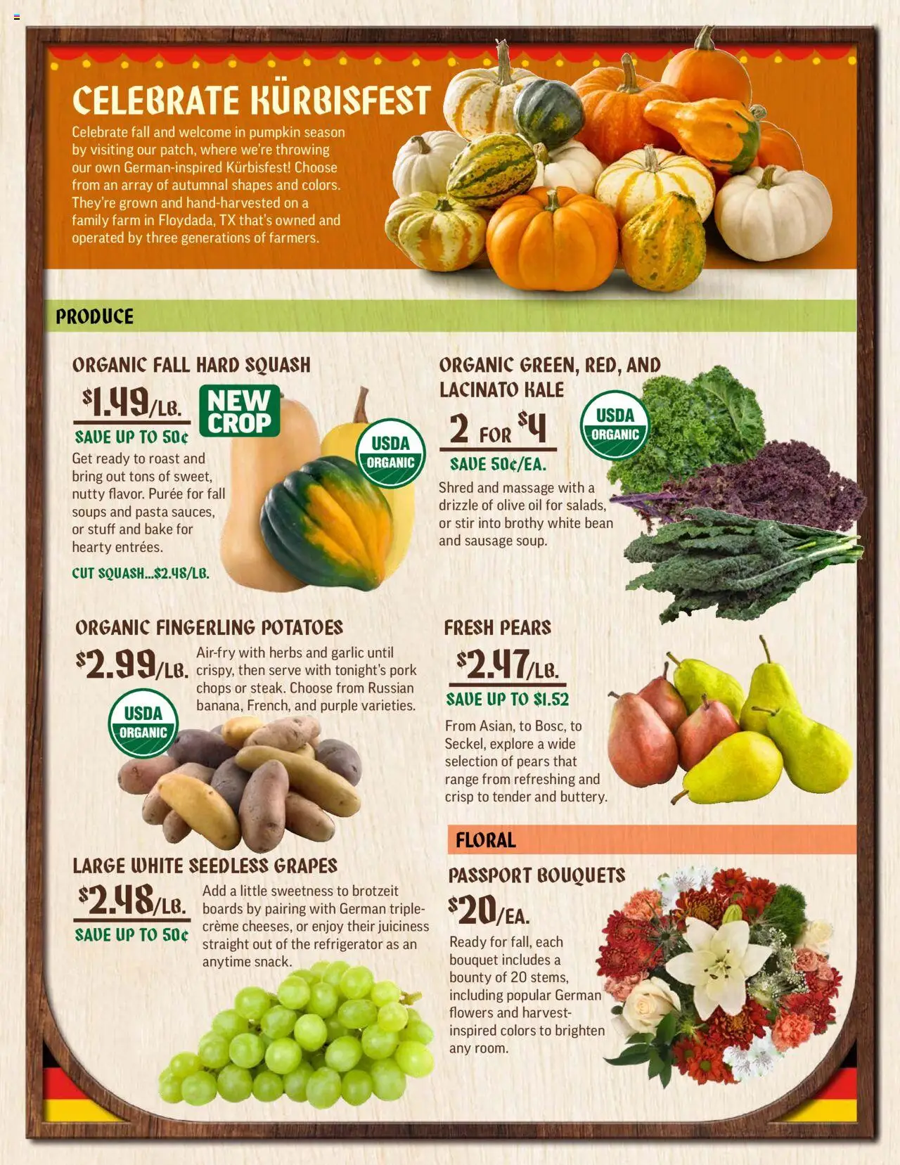 Central Market Weekly Ad - valid from 17.09.2025 | Page: 2 | Products: Oil, Pork, Potatoes, Refrigerator