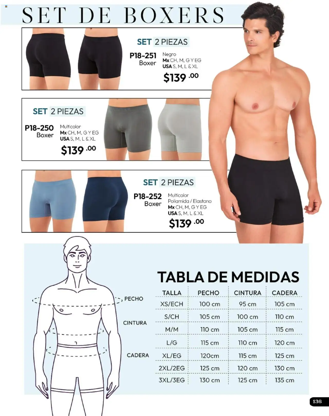 Nuevas ofertas de Cklass válidas en toda la República Mexicana desde el 16.09.2025. ¡Encuentra las mejores ofertas en Cklass - Catálogo Invierno! | Página: 137 | Productos: Boxers