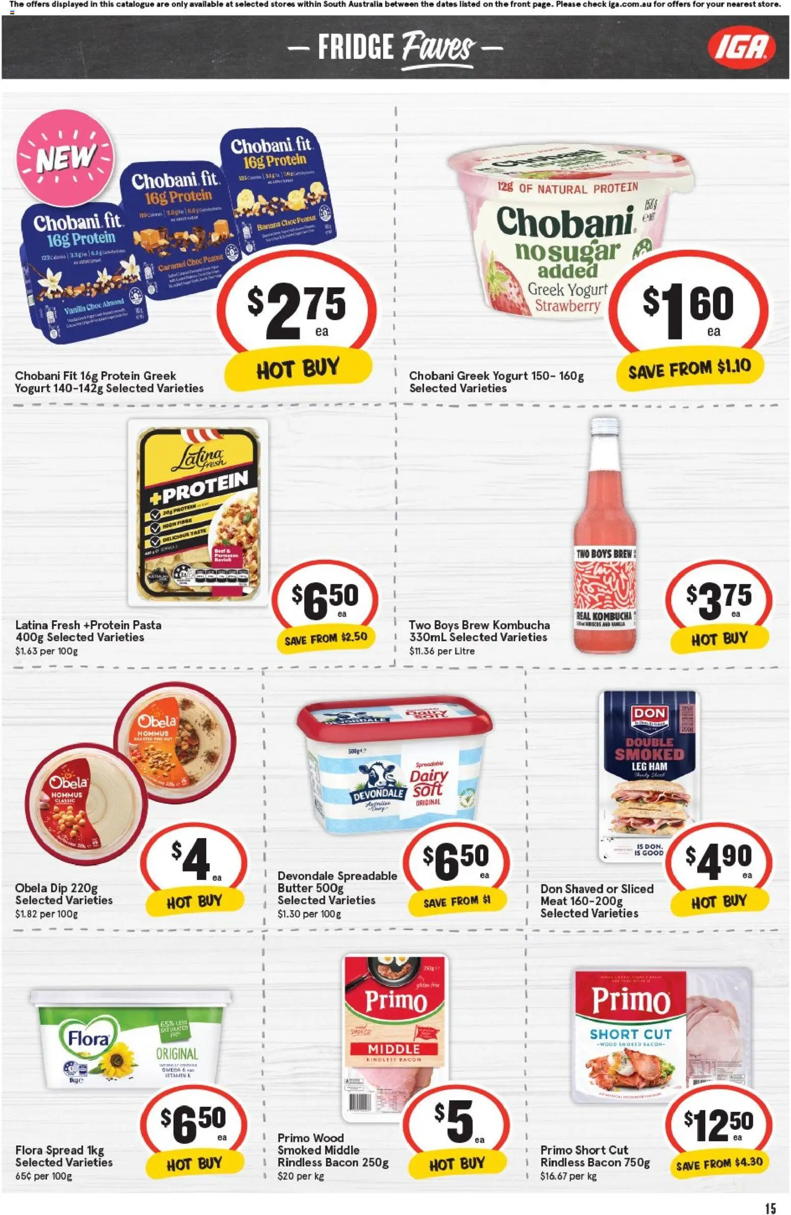 IGA catalogue - valid from 29.10.2025 | Page: 11 | Products: Bacon, Dairy, Butter, Wood