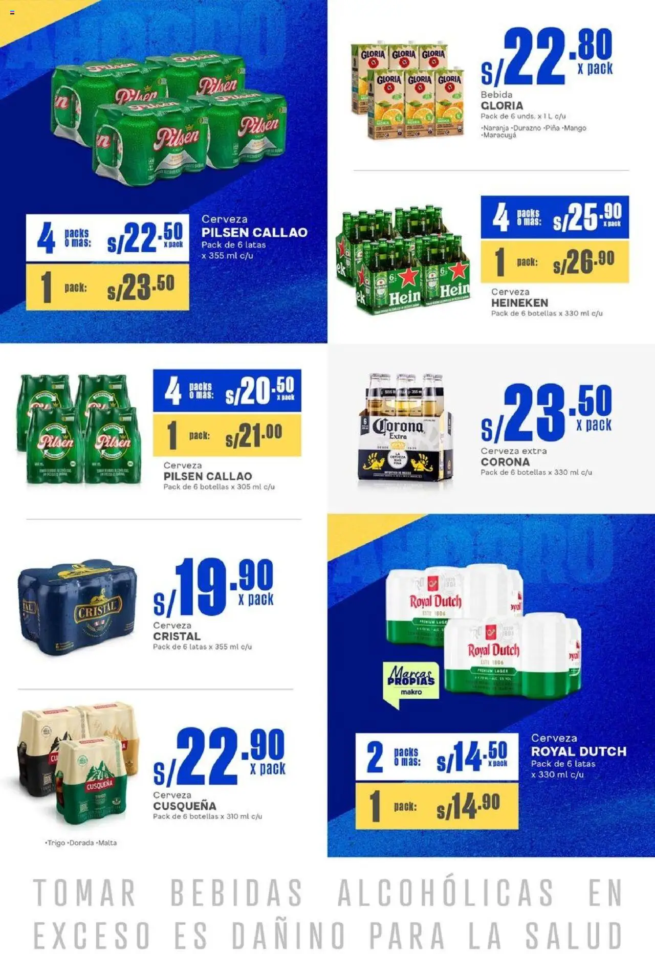 Catálogo Makro válido desde 25.09.2025 | Página: 17 | Productos: Cerveza