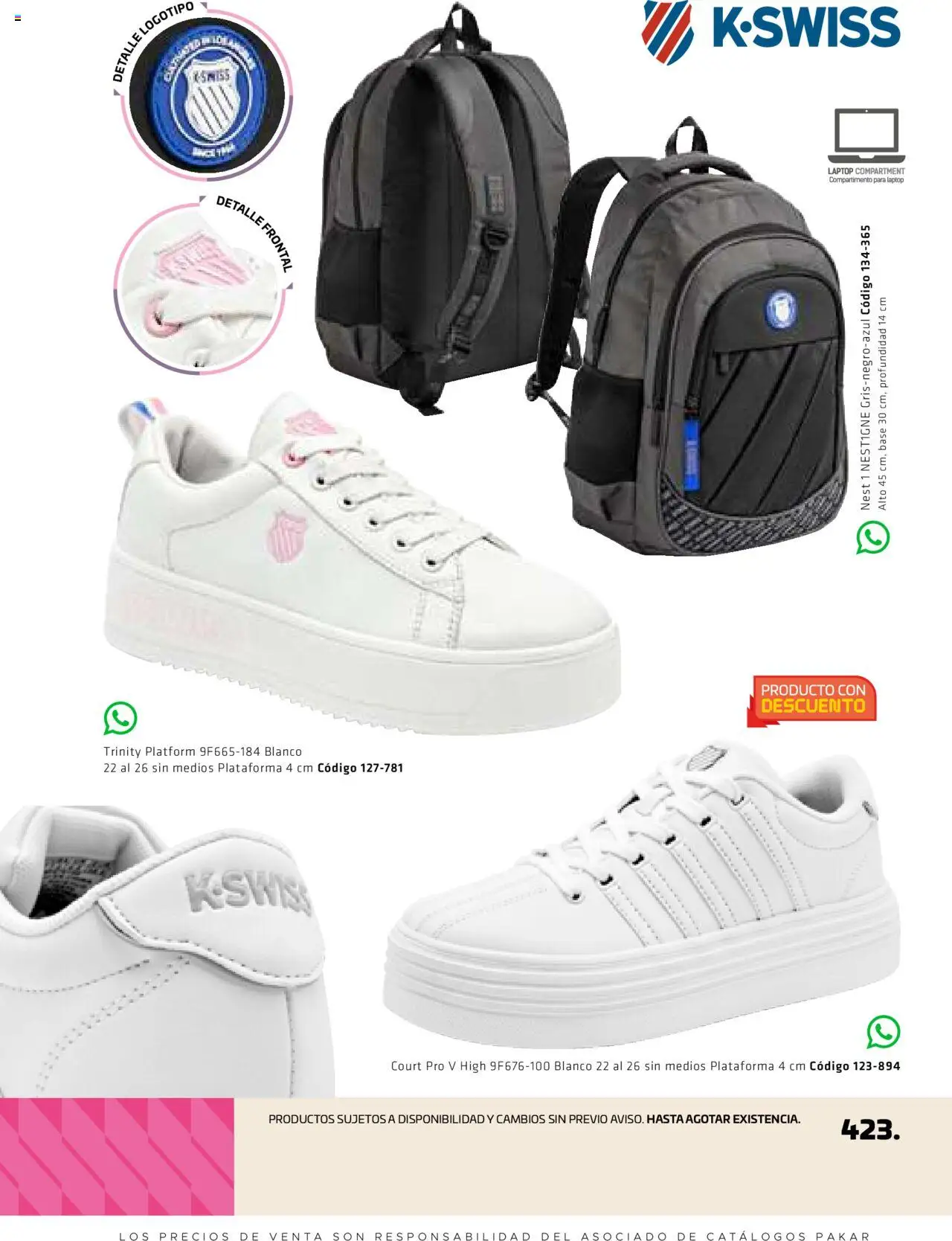 Nuevas ofertas de SC Pakar válidas en toda la República Mexicana desde el 29.08.2025. ¡Encuentra las mejores ofertas en SC Pakar - Catálogo Otoño Women! | Página: 423