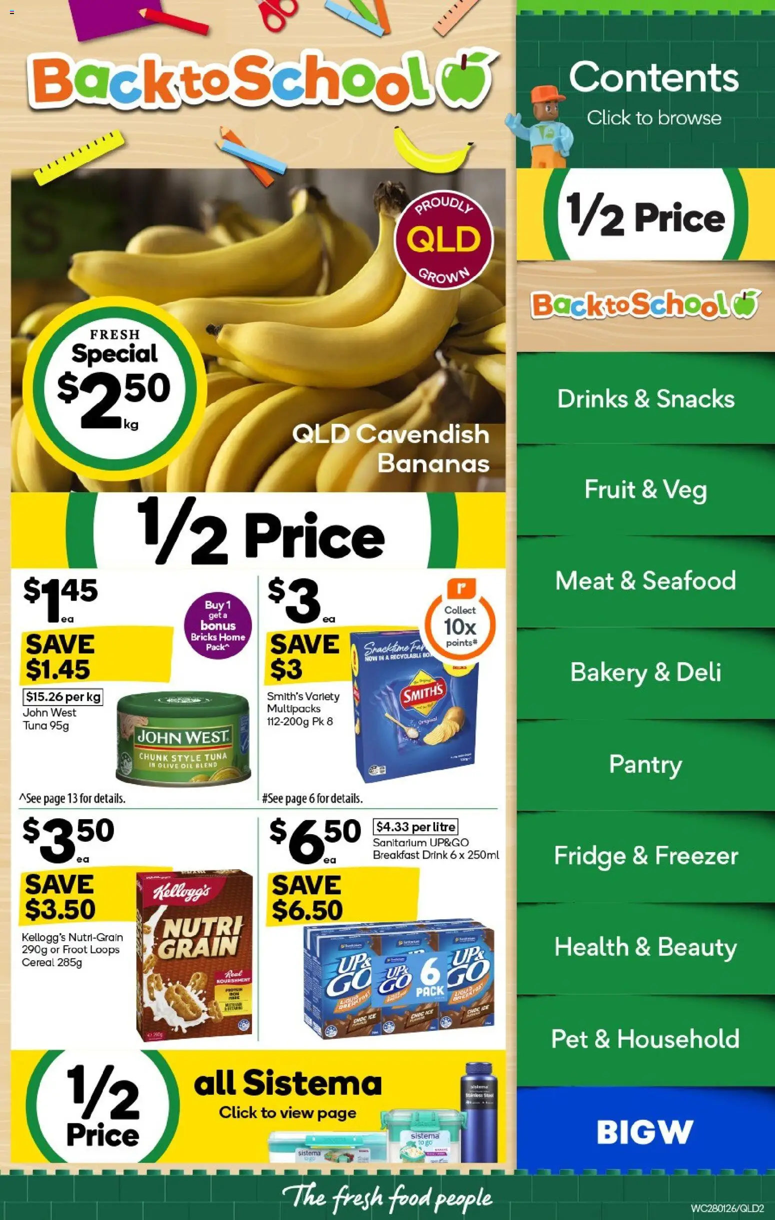 Woolworths catalogue - valid from 28.01.2026 | Page: 2 | Products: Olive oil, Seafood, Tuna, Freezer