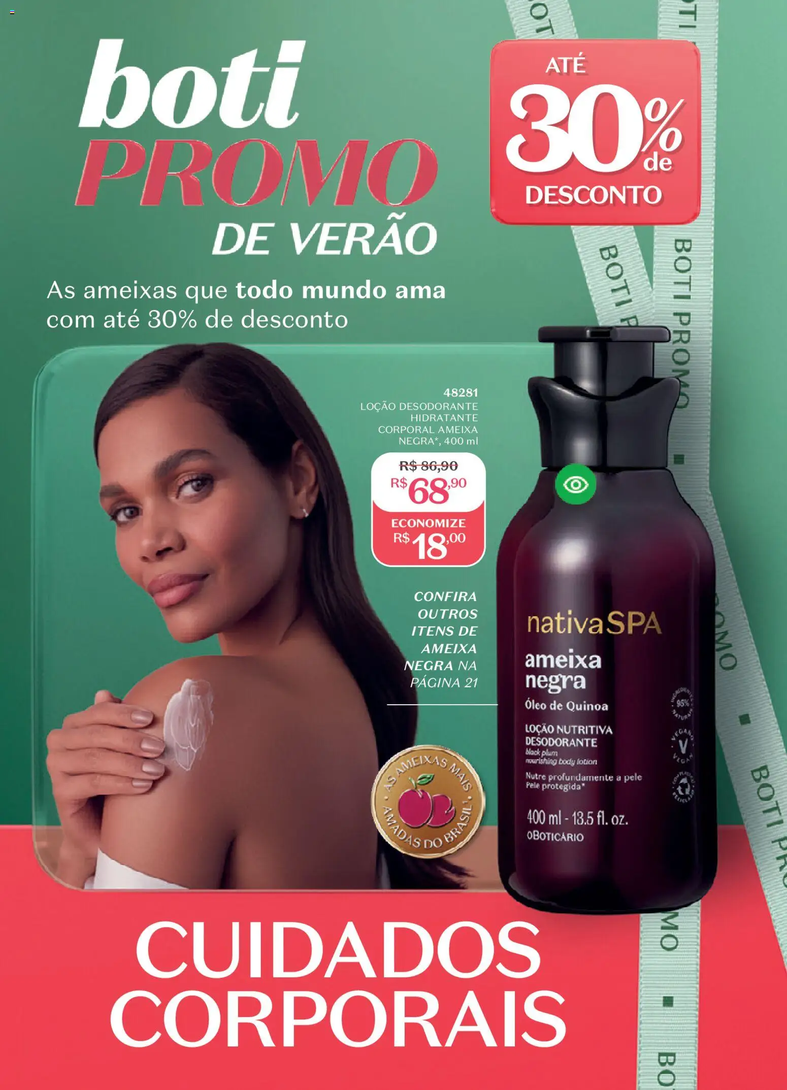 O Boticário Folheto - válido de 26.12.2025 | Página: 22 | Produtos: Quinoa, Óleo, Body, Ameixa