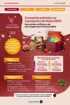 Avon - Campanha 18: Minha Consultoria - Pré-Visualização do folheto da loja Avon, válido de 29.10.2025 | Página: 5 | Produtos: Chapéu, Bolsa