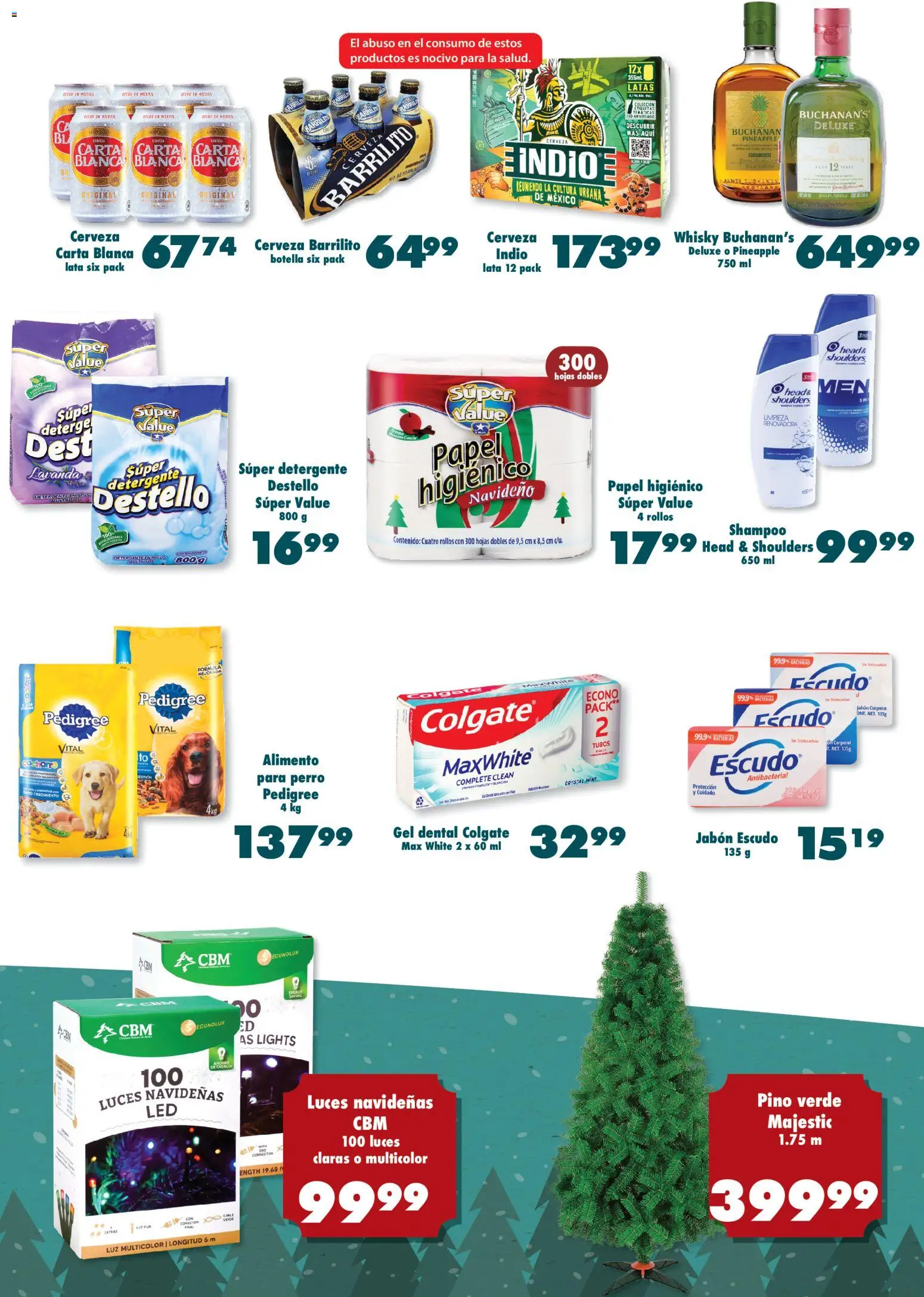 Nuevas ofertas de S-Mart válidas en toda la República Mexicana desde el 21.11.2025. ¡Encuentra las mejores ofertas en S-Mart folleto Monterrey! | Página: 5 | Productos: Detergente, Cerveza, Conector, Whisky