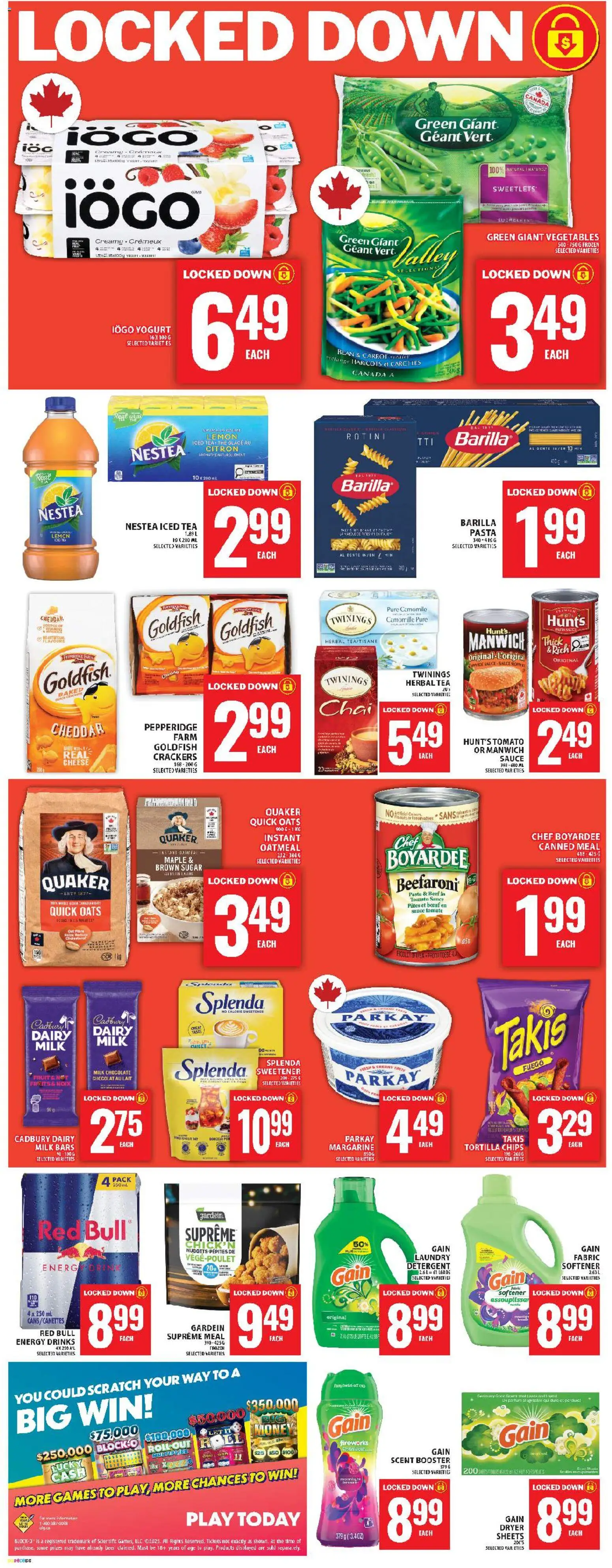 Food Basics flyer valid from 26.02.2026 | Page: 11 | Products: Tea, Pasta, Detergent, Yogurt