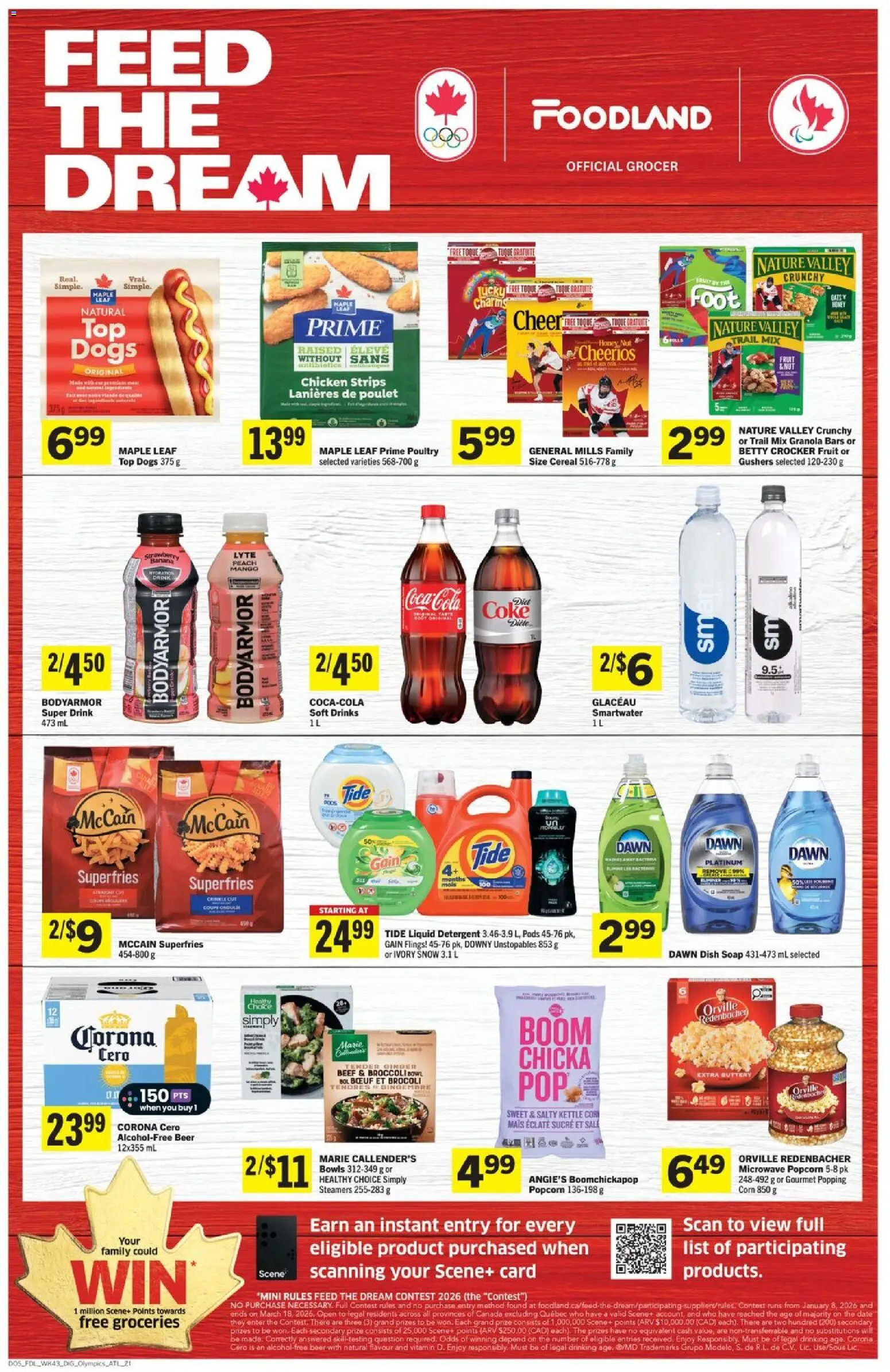 Foodland flyer valid from 19.02.2026 | Page: 8 | Products: Beef, Kettle, Soap, Beer