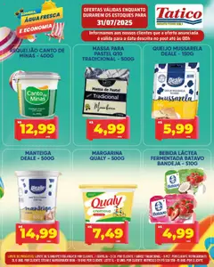 Tatico Folheto - válido de 31.07.2025 | Página: 15 | Produtos: Pó, Bebida, Bandeja, Mussarela