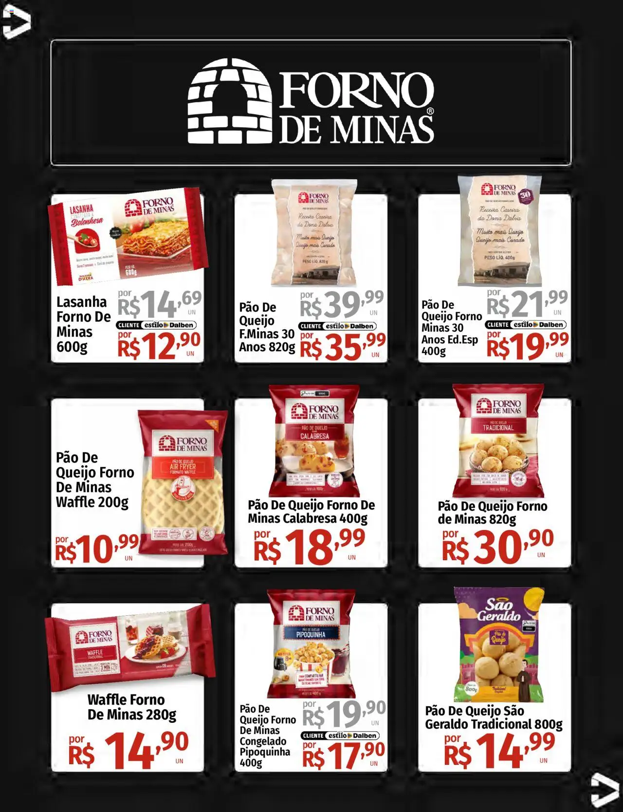Supermercado Dalben Folheto - válido de 16.09.2025 | Página: 28 | Produtos: Forno, Air fryer, Queijo, Lasanha