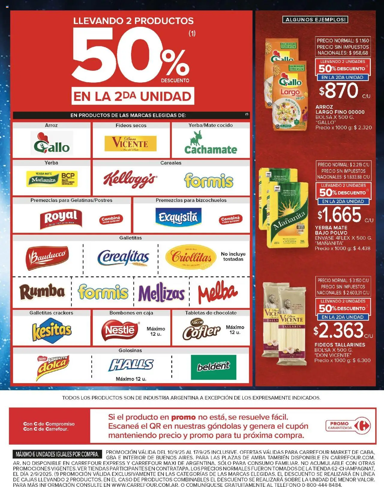 Carrefour Market catálogo │ válido desde el 10.09.2025 | Página: 3 | Productos: Caja, Polvo, Arroz, Cereales
