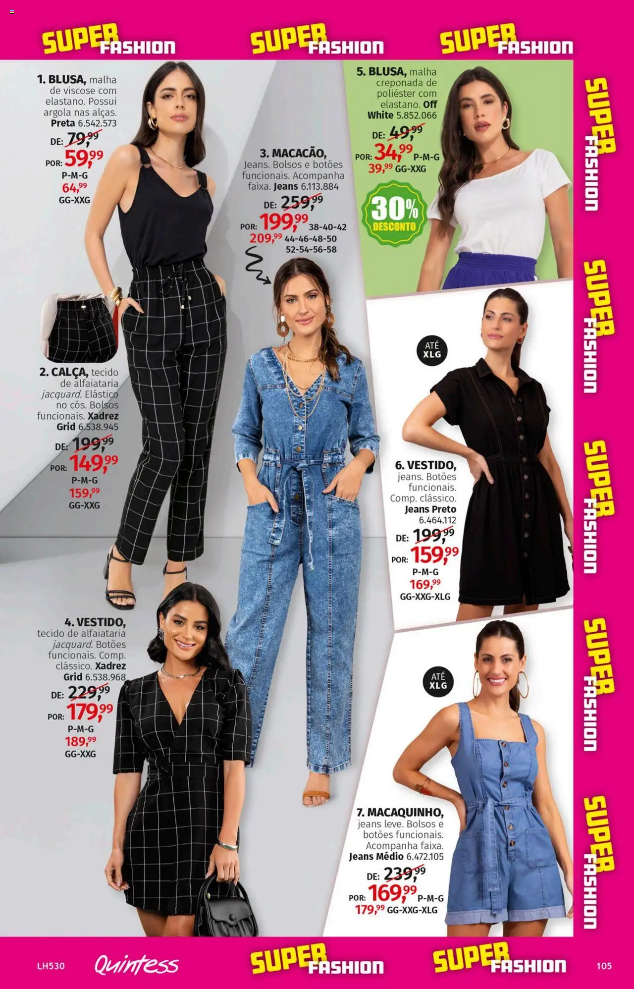 Quatro Estações Folheto - válido de 01.03.2025 | Página: 107 | Produtos: Tecido, Jeans